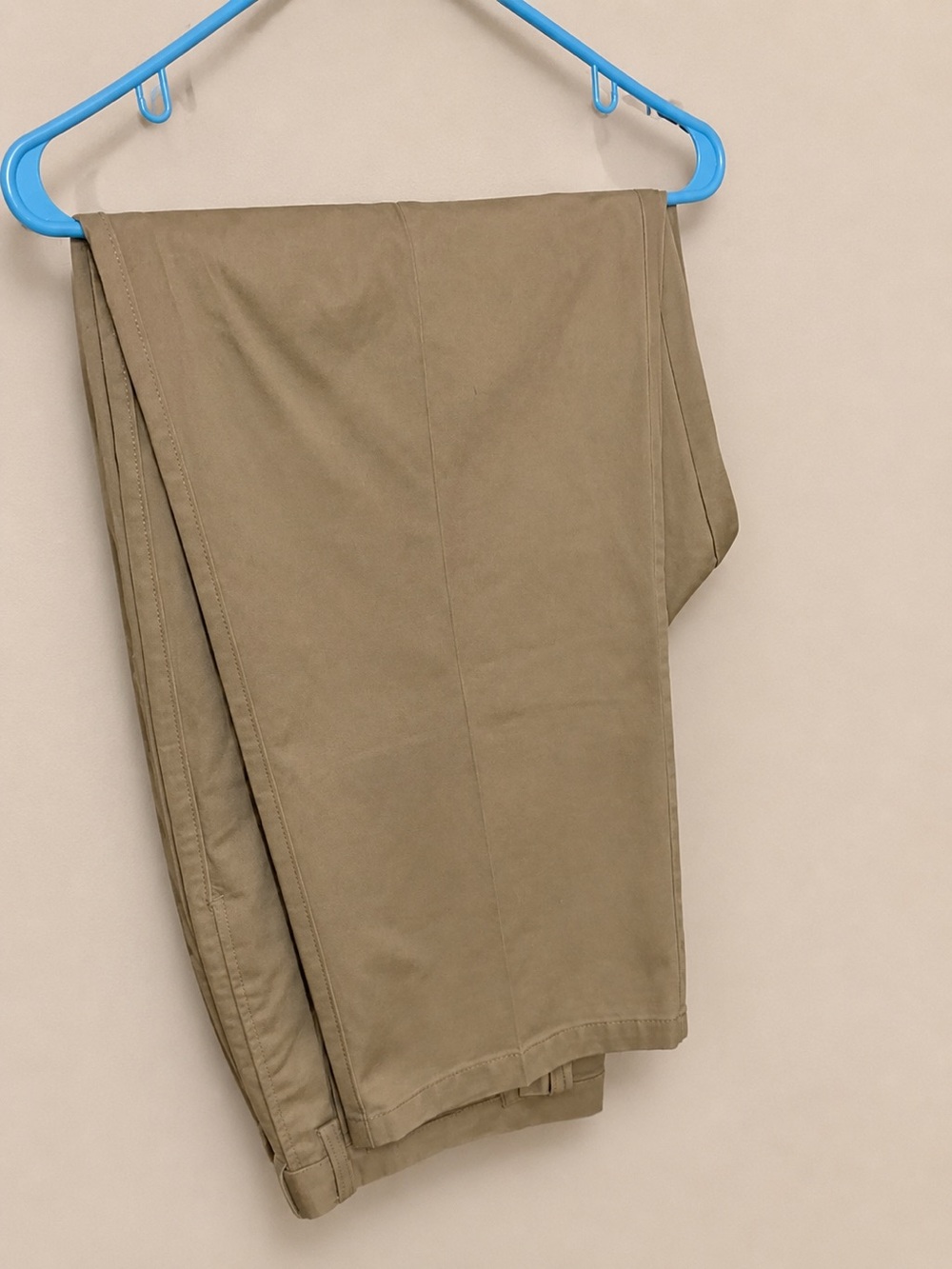 Foundry Supply Co. Worry Free Khaki Pants Men's 46x32 Tan Casual Dress P